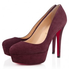 Christian Louboutin Bianca 120mm Platforms Plum Christian Louboutin Bianca 120mm Platforms Plum