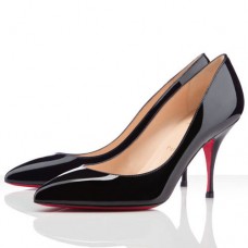 Décolleté Christian Louboutin Piou Piou 80mm nere