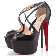 Sandali Christian Louboutin Exagona 160mm neri Sandali Christian Louboutin Exagona 160mm neri