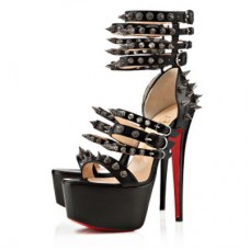Sandali Christian Louboutin Botticellita 160mm neri