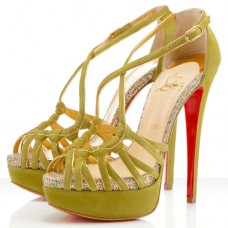Christian Louboutin Mignons 140mm Sandali Chartreuse Christian Louboutin Mignons 140mm Sandali Chartreuse