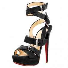 Sandali Christian Louboutin Toutenkaboucle 140mm neri Sandali Christian Louboutin Toutenkaboucle 140mm neri