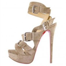 Christian Louboutin Toutenkaboucle Sandali 140mm Nudo