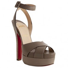 Sandali Christian Louboutin Vivaeva 160mm color tortora