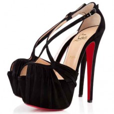 Sandali Christian Louboutin Divinoche 160mm neri