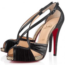 Sandali Christian Louboutin Divinoche 120mm neri