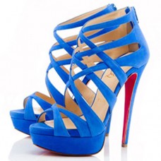 Sandali Christian Louboutin Balota 140mm blu Sandali Christian Louboutin Balota 140mm blu