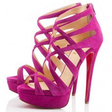 Sandali Christian Louboutin Balota 140mm Rose Matador