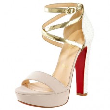 Sandali Christian Louboutin Summerissima 140mm Oro