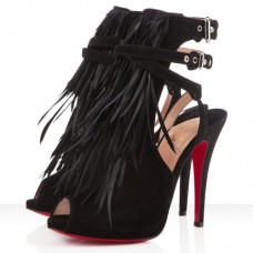 Sandali Christian Louboutin Single Ita 120mm neri