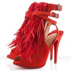 Sandali Christian Louboutin Single Ita 120mm rossi