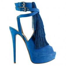 Sandali Christian Louboutin Change Of The Guard 140mm Blu