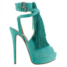 Sandali Christian Louboutin Change Of The Guard 140mm Caraibes