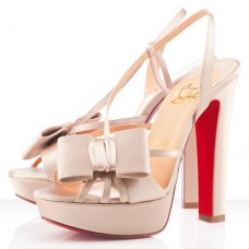 Sandali Christian Louboutin Disconoeud 140mm rosa