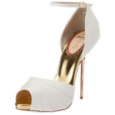 Sandali Christian Louboutin Armadillo Bride 120mm bianchi Sandali Christian Louboutin Armadillo Bride 120mm bianchi
