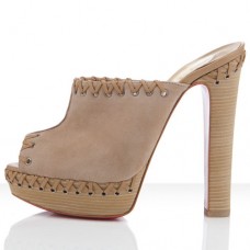 Sandali Christian Louboutin Sablina 140mm color tortora Sandali Christian Louboutin Sablina 140mm color tortora