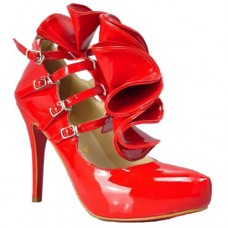 Décolleté Mary Jane Christian Louboutin Dillian 120mm rosse Décolleté Mary Jane Christian Louboutin Dillian 120mm rosse