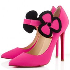 Décolleté Mary Jane Pensee 120mm Rose Matador di Christian Louboutin