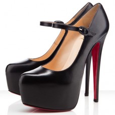 Décolleté Mary Jane Christian Louboutin Lady Daf 160mm nere