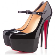 Décolleté Mary Jane Christian Louboutin Lady Daf 160mm nere
