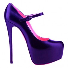 Décolleté Mary Jane Christian Louboutin Lady Daf 160mm color Parme Décolleté Mary Jane Christian Louboutin Lady Daf 160mm color Parme