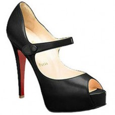 Décolleté Mary Jane Christian Louboutin No Barre 140mm nere