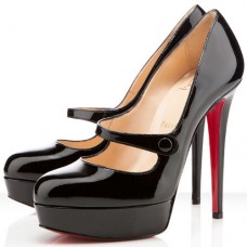 Christian Louboutin Relika 140mm Mary Jane Décolleté nere Christian Louboutin Relika 140mm Mary Jane Décolleté nere