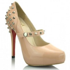 Décolleté Mary Jane Christian Louboutin Mad 120mm rosa