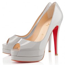 Christian Louboutin Altadama 140mm Peep Toe Décolleté Souris