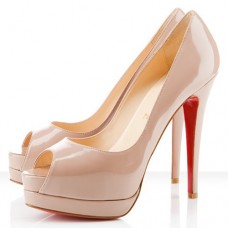 Christian Louboutin Altadama 140mm Décolleté con punta aperta Nudo