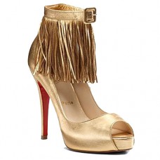 Collana corta Christian Louboutin Tina Fringe 120mm Special Occasion Gold Collana corta Christian Louboutin Tina Fringe 120mm Special Occasion Gold
