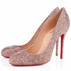 Borsa Christian Louboutin Fifi Strass 100mm Special Occasion color nude Borsa Christian Louboutin Fifi Strass 100mm Special Occasion color nude