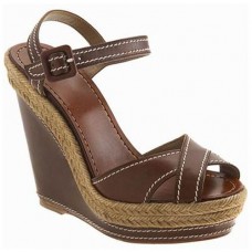 Zeppe Christian Louboutin Almeria da 120 mm, marroni