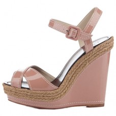 Zeppe Christian Louboutin Almeria 120mm color nude