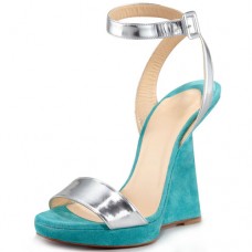 Zeppe Christian Louboutin Djaldos Spechio Colorblock Caraibes