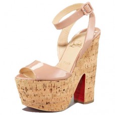 Christian Louboutin Super Dombasle Zeppe 140mm Nude Christian Louboutin Super Dombasle Zeppe 140mm Nude