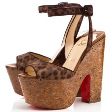 Zeppe Christian Louboutin Super Dombasle 140mm Leopard Zeppe Christian Louboutin Super Dombasle 140mm Leopard