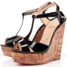 Zeppe Christian Louboutin Marina Liege 140mm nere