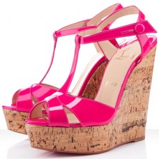Zeppe Christian Louboutin Marina Liege 140mm Rosa