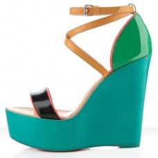 Zeppe Christian Louboutin Si Ma Zeppa 140mm Multicolore