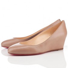 Zeppe Christian Louboutin New Peanut 40mm Beige Zeppe Christian Louboutin New Peanut 40mm Beige
