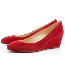Zeppe Christian Louboutin New Peanut 40mm rosse Zeppe Christian Louboutin New Peanut 40mm rosse