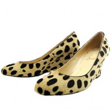 Zeppe Christian Louboutin Miss Boxe 80mm Leopard