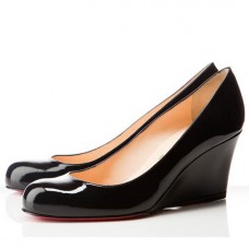 Zeppe Christian Louboutin Miss Boxe 80mm nere