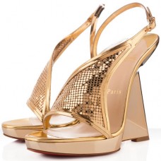 Zeppe Christian Louboutin Roxy Muse 120 mm oro