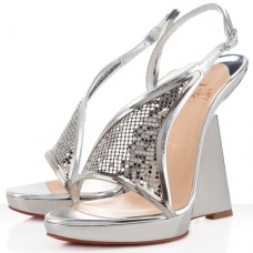 Zeppe Christian Louboutin Roxy Muse 120 mm Argento