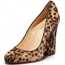 Zeppe Christian Louboutin Ron Ron Zeppa 80mm Leopard