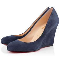 Zeppe Christian Louboutin Ron Ron Zeppa 80mm Blu
