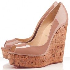 Christian Louboutin Uue Plume 140mm Zeppe Nude Christian Louboutin Uue Plume 140mm Zeppe Nude