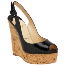 Zeppe Christian Louboutin Uue Plume 140mm nere